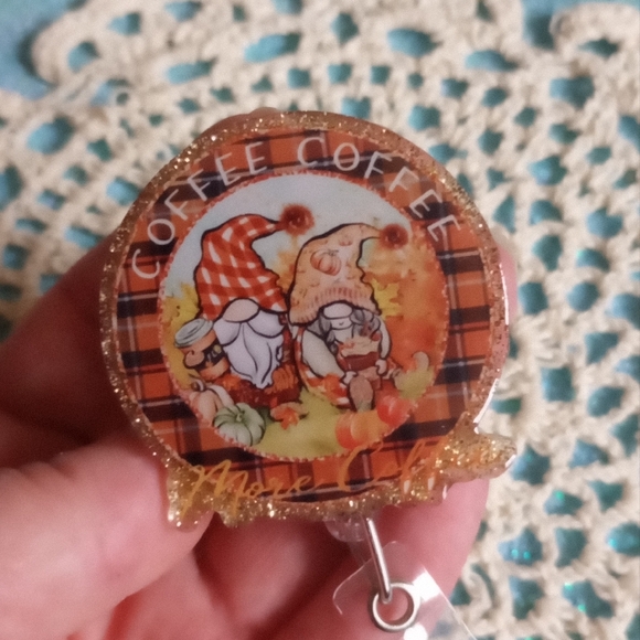 Coffee Coffee Gnome Keychain - Picture 4 of 8